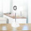 3Pcs Compact White Pet Hair Dryer Holder Adjustable Storage Rack 11