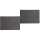2Pcs Creative Dark Grey Photosensitive Stamp Mats Durable Stamp Pads 4