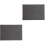 2Pcs Creative Dark Grey Photosensitive Stamp Mats Durable Stamp Pads 3