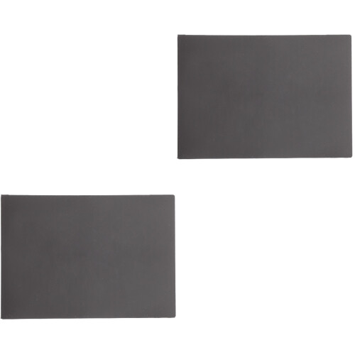 2Pcs Creative Dark Grey Photosensitive Stamp Mats Durable Stamp Pads 2