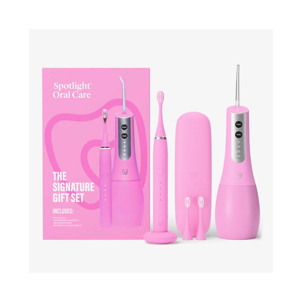 Spotlight Oral Care Signature Gift Set Sonic Pro & Uv Water Flosser