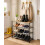 4 Tier Shoe Rack, Metal Shoe Storage 5