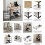 4 Tier Shoe Rack, Metal Shoe Storage 8