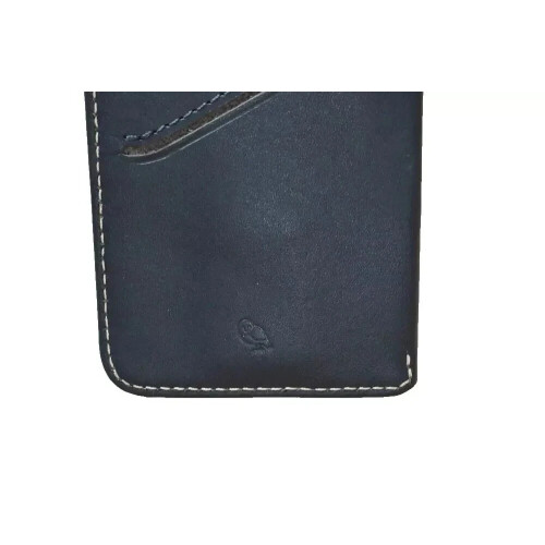 Bellroy Card Sleeve - Blue Leather minimalist wallet 1