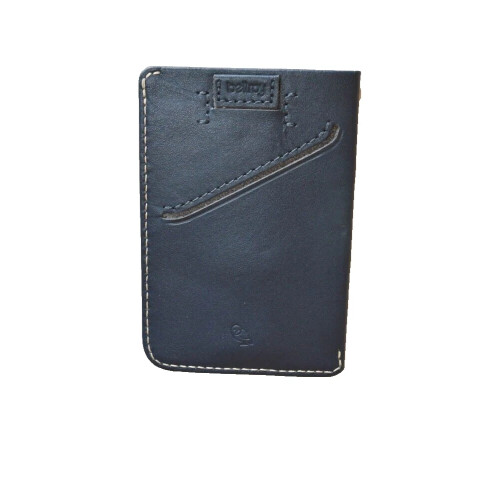 Bellroy Card Sleeve - Blue Leather minimalist wallet