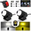 laser LED Frontscheinwerfer Motorrad, Roller, Quad, ATV 2 Stück Off-Road 7