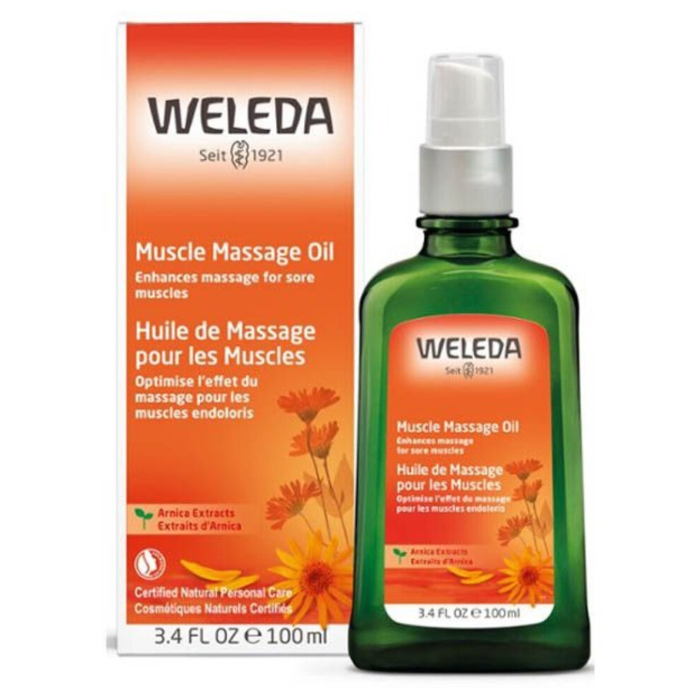 Weleda Arnica Massage Oil | Promotes relaxation &comfort & Lightweight, non-greasy formula -100ml