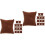 24Pièces Marron Confortables Pour Montre Bracelet 6