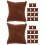 24Pièces Marron Confortables Pour Montre Bracelet 7