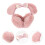 2Pièces Cache-Oreilles Rose Pelucheux Confortable Pour 11
