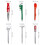 24Pièces Stylos Bille Forme Outils En Plastique Multi Usage Pour École 2