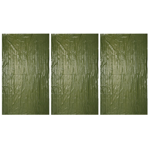 9Pièces Couvertures Thermiques Extérieures Vert Olive Multi-Usage