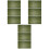 9Pièces Couvertures Thermiques Extérieures Vert Olive Multi-Usage 3