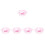 5Pièces Cache Silicone Bébé Rose 7