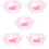 5Pièces Cache Silicone Bébé Rose 10