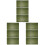 9Pièces Couvertures Thermiques Extérieures Vert Olive Multi-Usage 2