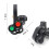 2Pcs Motorcycle E-Bike Switch Black Plastic Headlight Turnlight Horn 11