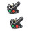 2Pcs Motorcycle E-Bike Switch Black Plastic Headlight Turnlight Horn 7