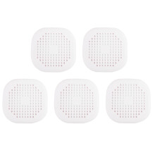 15Pcs White Kitchen Sink Hair Catcher Anti-Clogging Filter Strainer