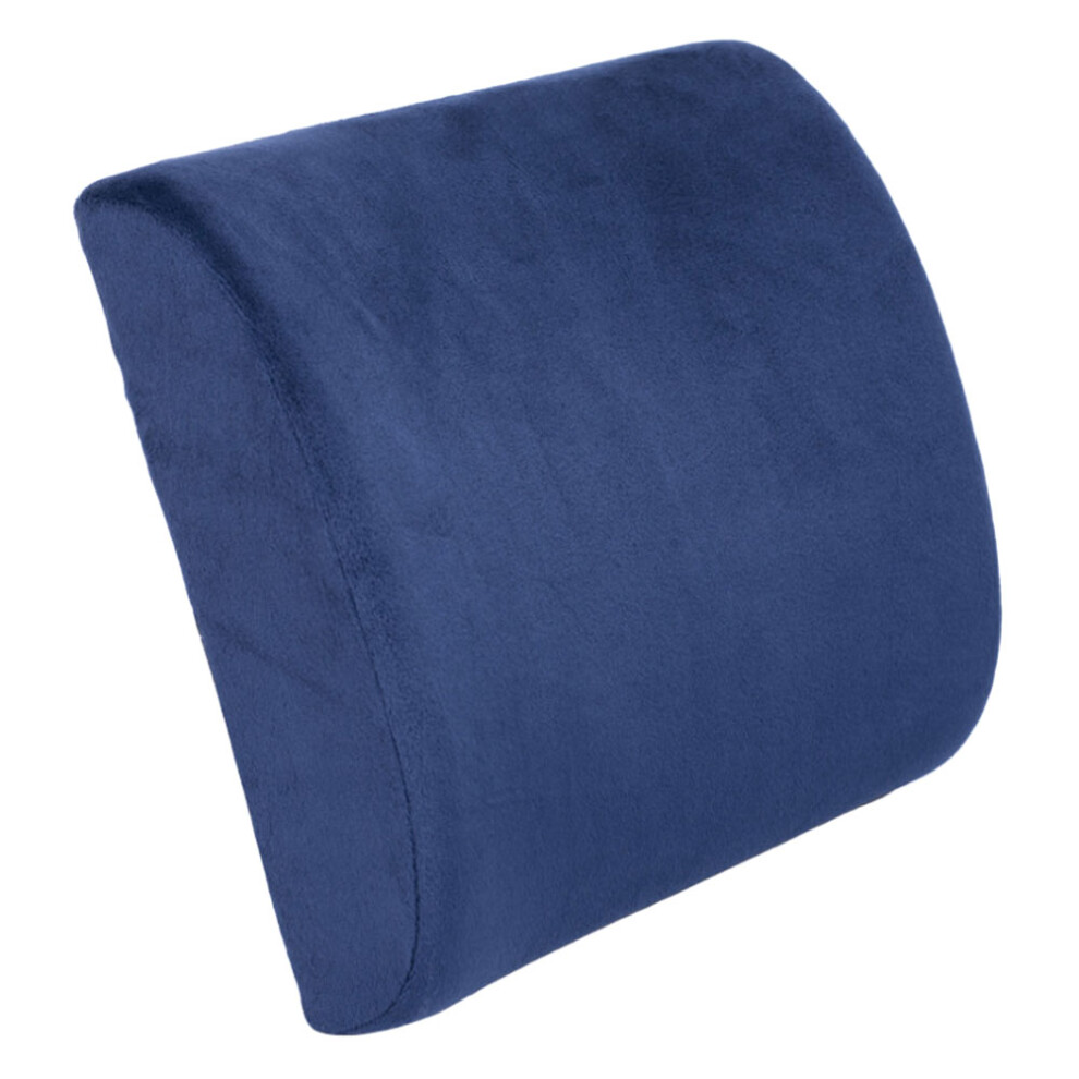 Solustre Blue 2Pcs Lightweight Lumbar Support Pillow Comfortable Back Cushion