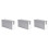 3Pcs Plastic Storage Containers White Stackable Organizer for Home Use 4