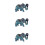 3Pcs Lapel Brooch Elegant Rhinestone Clothes Decoration 6