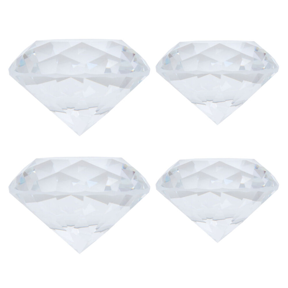 Solustre 12Pcs Fine Crystal Fake Diamond Manicure Photo Prop Decor
