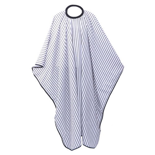2Pcs White Cape Unisex Durable Haircut Apron for Dye