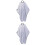 2Pcs White Cape Unisex Durable Haircut Apron for Dye 5