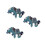 3Pcs Lapel Brooch Elegant Rhinestone Clothes Decoration 4