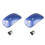 2Pcs Lightweight Blue Flat Wireless Mouse Gaming Laptop -Level Dpi 2