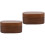 2Pcs Durable Wooden Guitar Pick Case Compact Coffee Color Storage 4