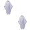 2Pcs White Cape Unisex Durable Haircut Apron for Dye 6