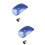 2Pcs Lightweight Blue Flat Wireless Mouse Gaming Laptop -Level Dpi 7