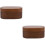 2Pcs Durable Wooden Guitar Pick Case Compact Coffee Color Storage 6