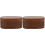 2Pcs Durable Wooden Guitar Pick Case Compact Coffee Color Storage 2