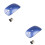 2Pcs Lightweight Blue Flat Wireless Mouse Gaming Laptop -Level Dpi 6