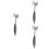 3Pcs Meat Knocking Hammer Alloy Double-Sided Household Kitchen Tool 6