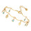 5Pcs Durable Women Ankle Bracelets Chains Stylish Anklets 1