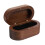 2Pcs Durable Wooden Guitar Pick Case Compact Coffee Color Storage 10
