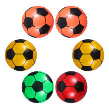 12Pcs Inflatable Football Mini Soccer Balls Assorted Colors for Kids