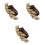 3Pcs Handmade Nut Shell Bracelets Assorted Color Drum Dance Decoration 3