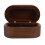 2Pcs Durable Wooden Guitar Pick Case Compact Coffee Color Storage 9