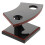 2Pcs Sturdy Plastic Cone Bracket Ice Cream Cone Display Rack Black 10