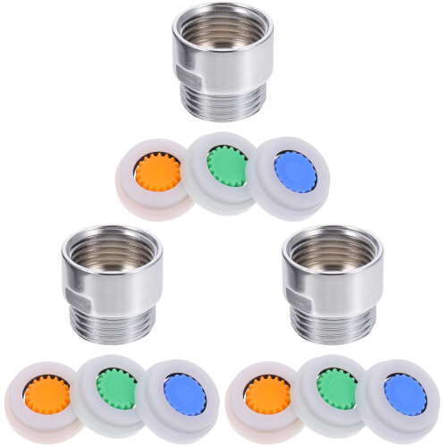 12Pcs Copper Shower Flow Transfer Valves Durable Assorted Color Kit 1