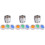 12Pcs Copper Shower Flow Transfer Valves Durable Assorted Color Kit 4