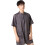 3Pcs Soft Grey Hair Dye Clothes Short Sleeve Practical Pocket Design 10
