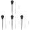 48Pcs Silicone Bbq Injector Seasoning Tubes for Kitchen Use 2