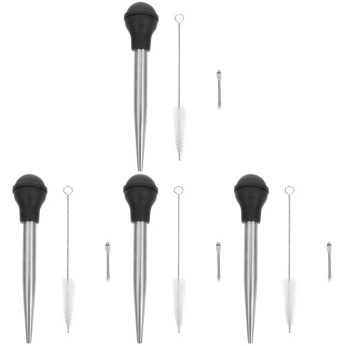 48Pcs Silicone Bbq Injector Seasoning Tubes for Kitchen Use 1