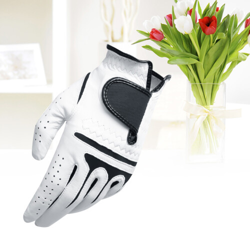 2Pcs Gloves Left Hand White with Moisture Wicking and Grip 2